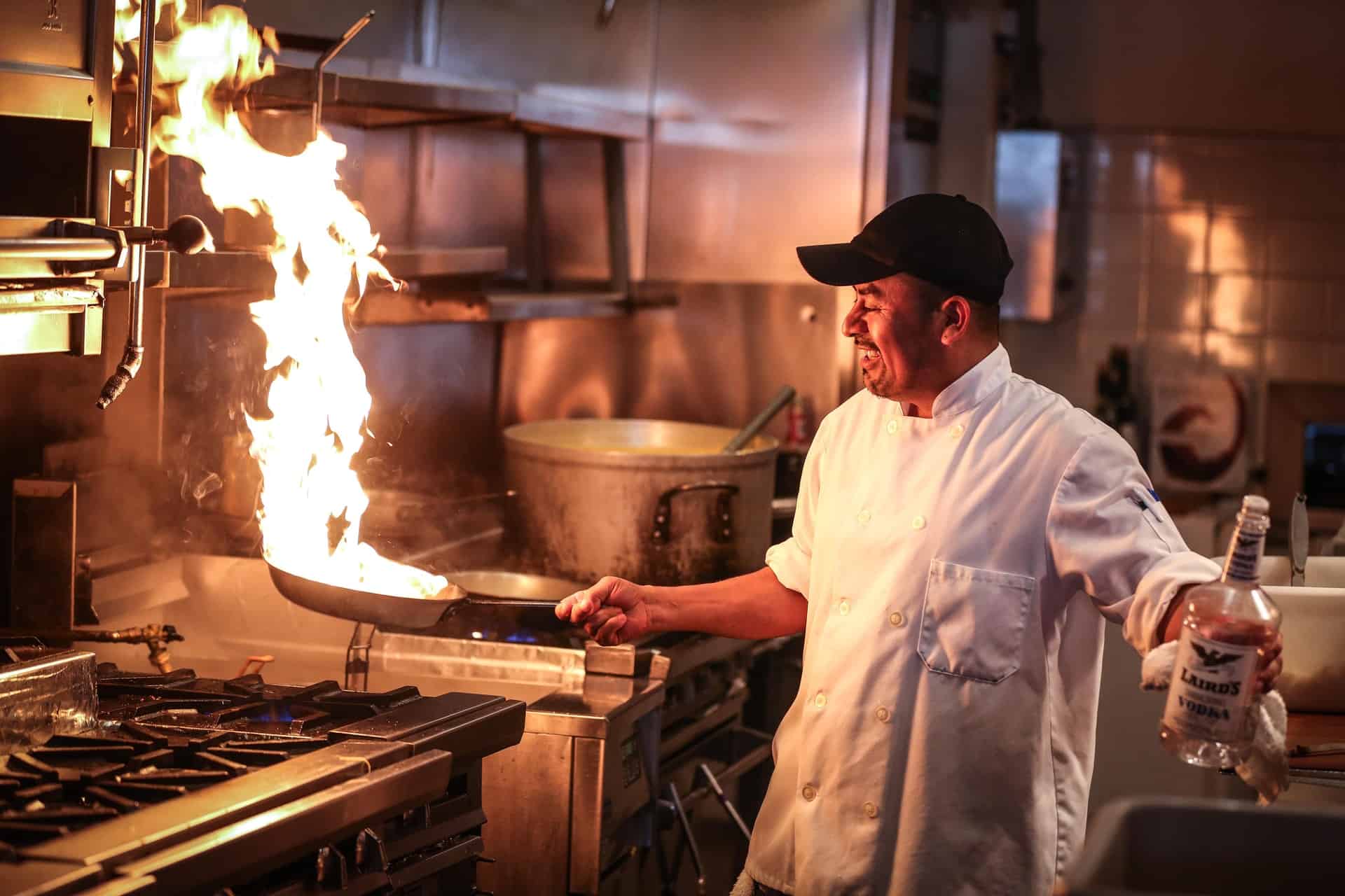 Blonde Chef Cooking in Kitchen - wide 7